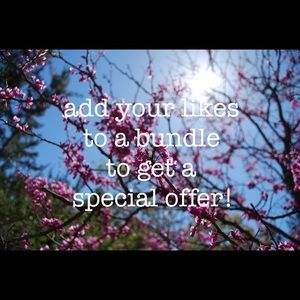 add your likes to a bundle to get a special offer!